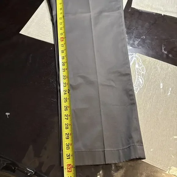 Brooks Brothers Advantage Chino Clark Pants Mens 40x32 Gray Cotton Khaki - Picture 5 of 8